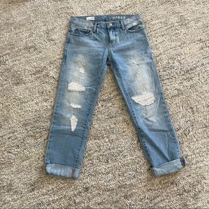 GAP Boyfriend Distressed Jeans